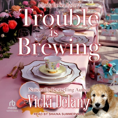 Trouble is Brewing – omslag til lydbogen af Vicki Delany