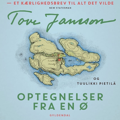 Optegnelser fra en ø – omslag til lydbogen af Tove Jansson