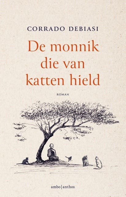 De monnik die van katten hield – omslag van het luisterboek van Corrado Debiasi