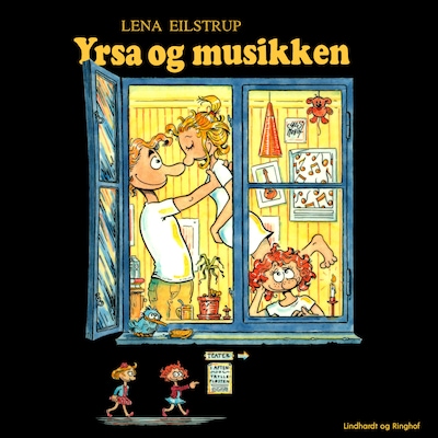 Yrsa og musikken – omslag til lydbogen af Lena Eilstrup Rasmussen