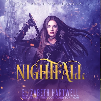 Nightfall – omslag til lydbogen af Elizabeth Hartwell
