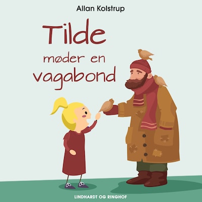 Tilde møder en vagabond – omslag til lydbogen af Allan Kolstrup