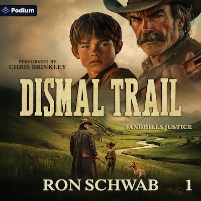 Dismal Trail – omslag til lydbogen af Ron Schwab