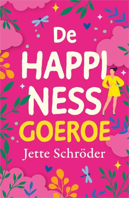 De Happiness Goeroe – omslag van het luisterboek van Jette Schröder