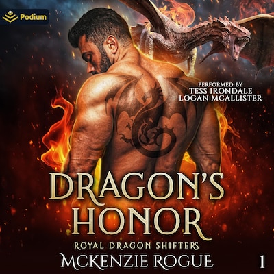 Dragon's Honor – omslag til lydbogen af McKenzie Rogue