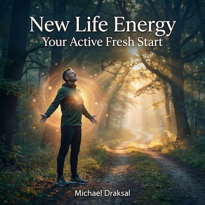 New Life Energy: Your Active Fresh Start – omslag til lydbogen af Michael Draksal