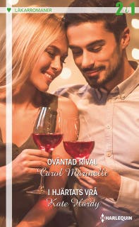 Oväntad rival / I hjärtats vrå – omslag till ljudboken av Carol Marinelli,Kate Hardy