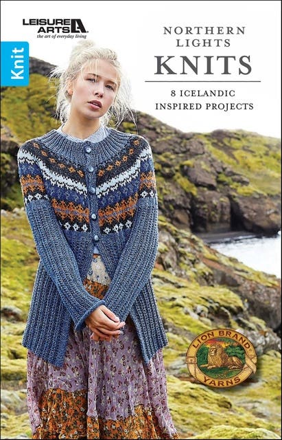 Northern Lights Knits: 8 Icelandic Inspired Projects – omslag til lydbogen af Leisure Arts