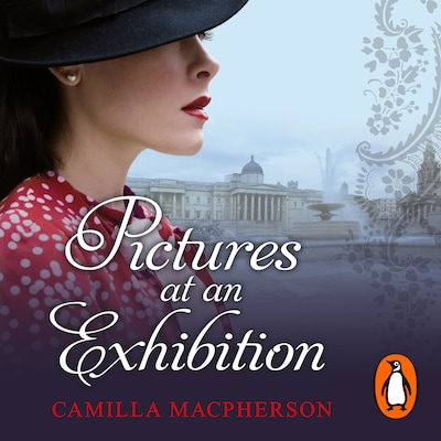 Pictures at an Exhibition – omslag til lydbogen af Camilla Macpherson