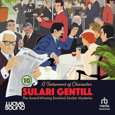 A Testament of Character – omslag til lydbogen af Sulari Gentill