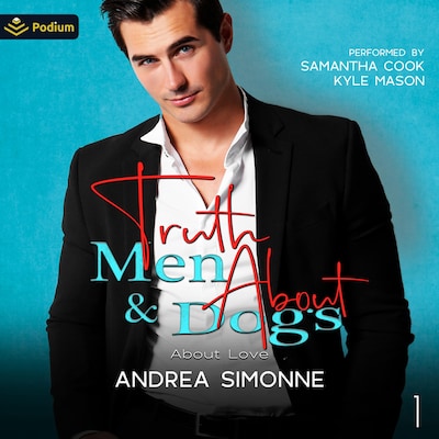 Truth about Men & Dogs – omslag til lydbogen af Andrea Simonne