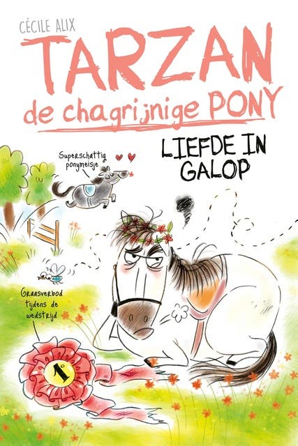 Liefde in galop – omslag van het luisterboek van Cécile Alix