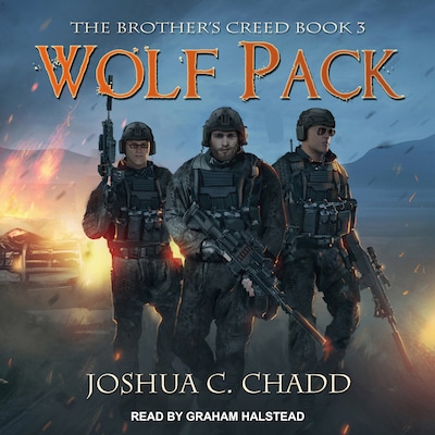 Wolf Pack – omslag til lydbogen af Joshua C. Chadd