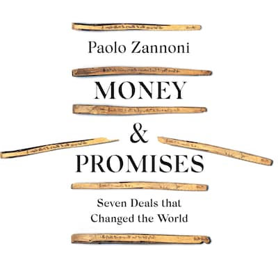 Money and Promises – omslag til lydbogen af Paolo Zannoni
