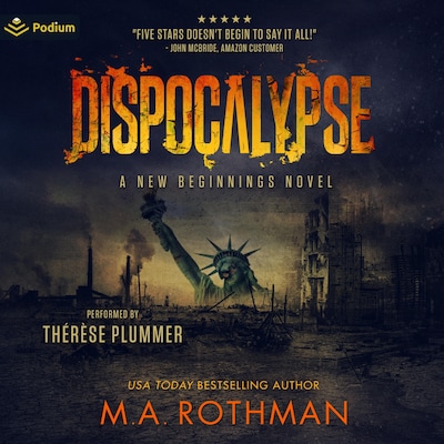 Dispocalypse – omslag til lydbogen af M.A. Rothman
