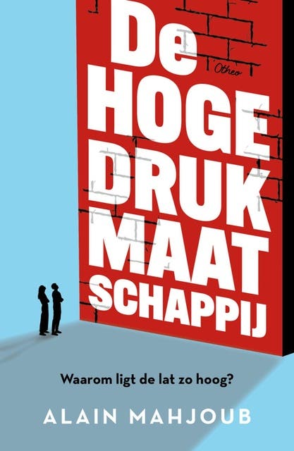De hogedrukmaatschappij – omslag van het luisterboek van Alain Mahjoub
