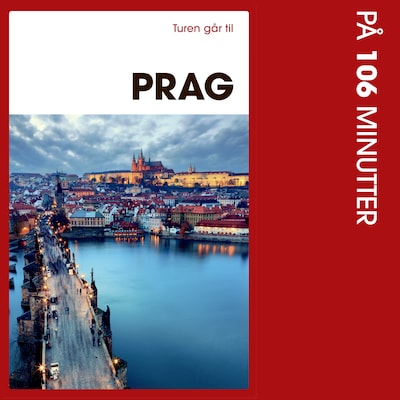 Turen går til Prag på 106 minutter – omslag til lydbogen af Hans Kragh-Jacobsen