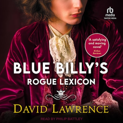 Blue Billy’s Rogue Lexicon – omslag til lydbogen af David Lawrence