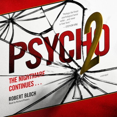 Psycho II – omslag til lydbogen af Robert Bloch