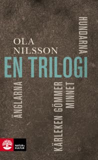 En trilogi – omslag till ljudboken av Ola Nilsson