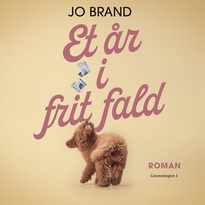 Et år i frit fald – omslag til lydbogen af Jo Brand