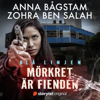 Mörkret är fienden – omslag till ljudboken av Anna Bågstam,Zohra Ben Salah