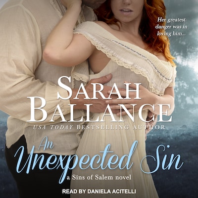 An Unexpected Sin – omslag til lydbogen af Sarah Ballance
