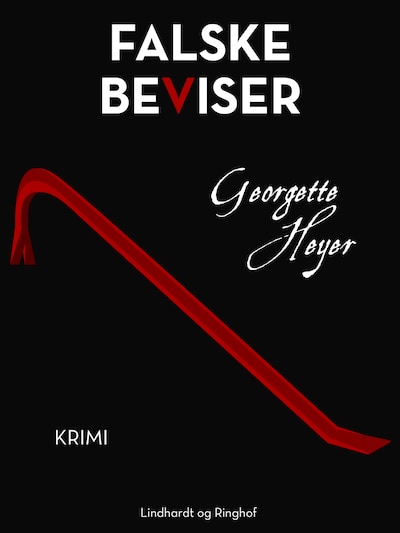 Falske beviser – omslag til lydbogen af Georgette Heyer