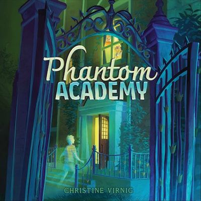Phantom Academy – omslag til lydbogen af Christine Virnig