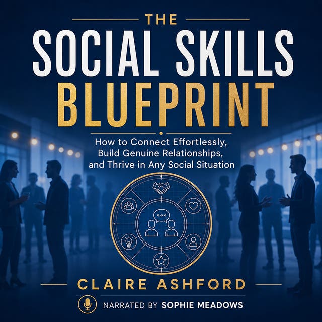 The Social Skills Blueprint: How to Connect Effortlessly, Build Genuine Relationships, and Thrive in Any Social Situation – omslag til lydbogen af Claire Ashford