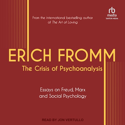 The Crisis of Psychoanalysis – omslag til lydbogen af Erich Fromm