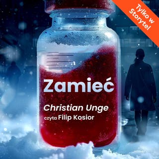Zamieć – okładka audiobooka, autor Christian Unge