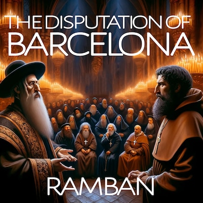 The Disputation at Barcelona – omslag til lydbogen af Ramban