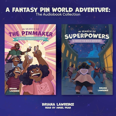 Fantasy Pin World Adventure – omslag til lydbogen af Briana Lawrence