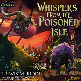 Whispers from the Poisoned Isle: Jekua, Book 4 – omslag till ljudboken av Travis M. Riddle