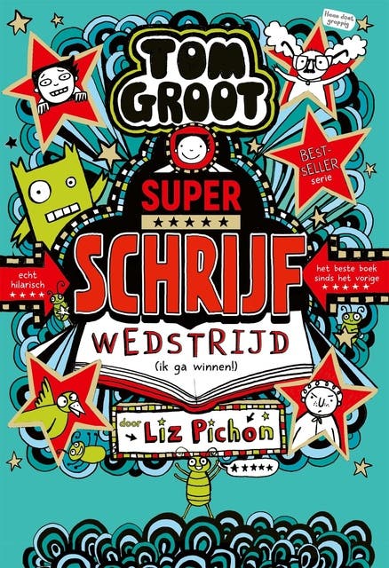 Superschrijfwedstrijd (ik ga winnen!) – omslag van het luisterboek van Liz Pichon
