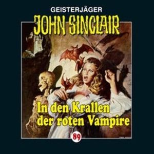 In den Krallen der roten Vampire (John Sinclair 89) – okładka audiobooka, autor Jason Dark