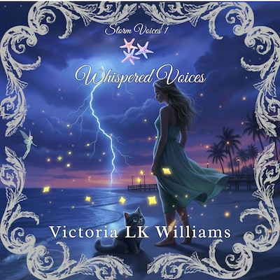 Whispered Voices – omslag til lydbogen af Victoria LK Williams