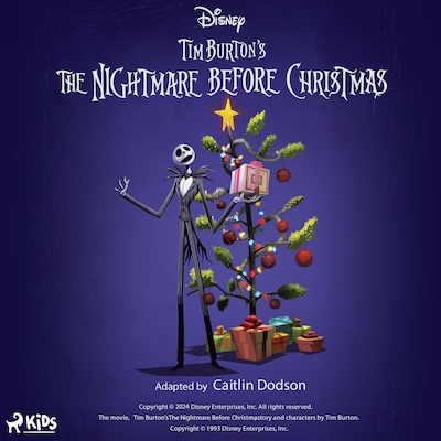 Tim Burton's The Nightmare Before Christmas – omslag til lydbogen af Disney