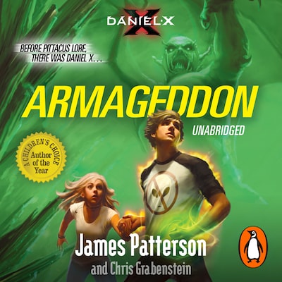 Daniel X: Armageddon – omslag til lydbogen af James Patterson