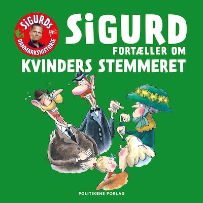 Sigurd fortæller om kvinders stemmeret – omslag til lydbogen af Sigurd Barrett