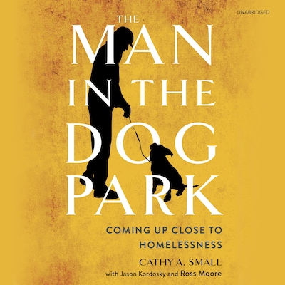 The Man in the Dog Park – omslag til lydbogen af Cathy A. Small