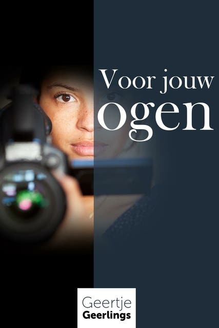 Voor jouw ogen – omslag van het luisterboek van Geertje Geerlings
