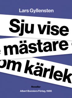 Sju vise mästare om kärlek : noveller – omslag till ljudboken av Lars Gyllensten