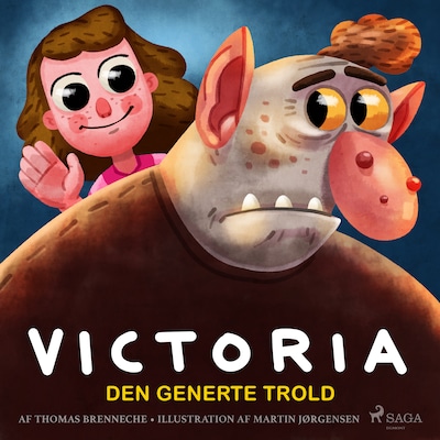 Victoria (8) - Den generte trold – omslag til lydbogen af Thomas Banke Brenneche