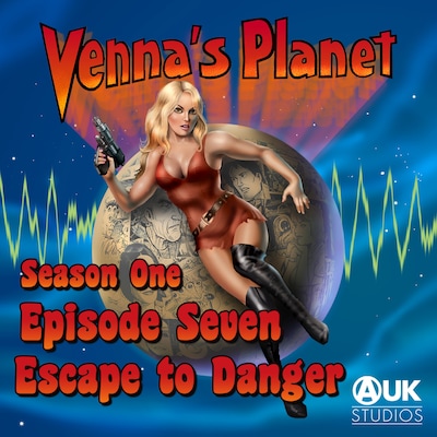 Venna's Planet: Escape to Danger – okładka audiobooka, autor Robin Evans