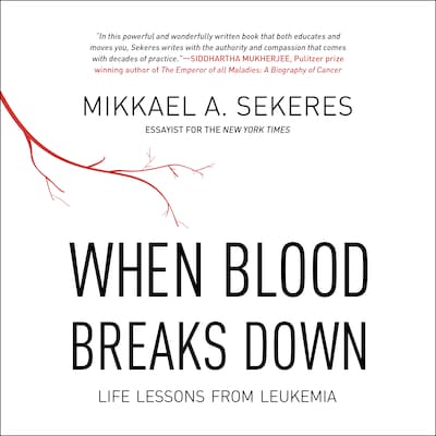When Blood Breaks Down – omslag til lydbogen af Mikkael A. Sekeres