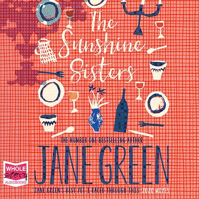 The Sunshine Sisters – omslag til lydbogen af Jane Green