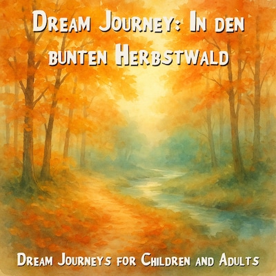 Dream Journeys for Children and Adults, Dream Journey: Into the Colorful Autumn Forest (Unabridged) – omslag til lydbogen af Claudia Schröder