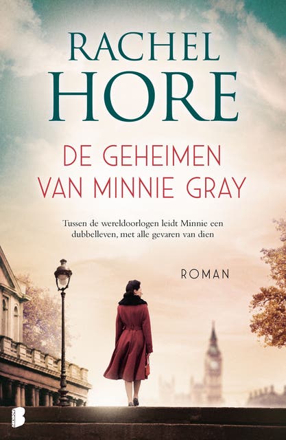 De geheimen van Minnie Gray: Tussen de wereldoorlogen leidt Minnie een dubbelleven, met alle gevaren van dien – omslag van het luisterboek van Rachel Hore